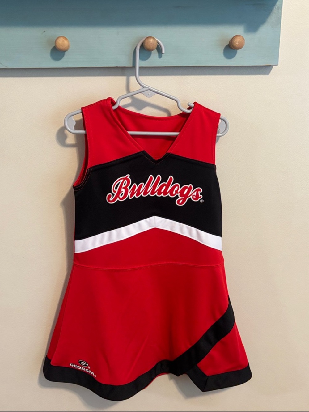 Georgia Bulldogs Red & Black Cheer uniform size medium (5/6)